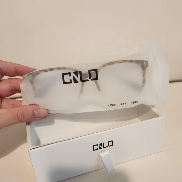 Brand New CNLO Amber Crystal Blue Light Blocking Women’s Glasses - Picture 7 of 7